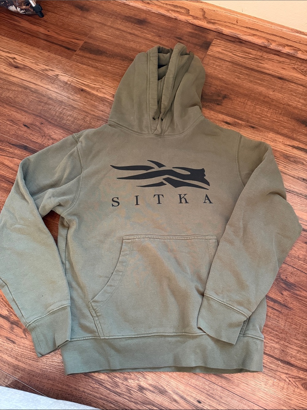 Sitka Men's Olive Green Pullover Hoodie